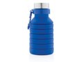 Leakproof collapsible silicone bottle with lid 2