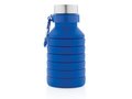 Leakproof collapsible silicone bottle with lid 2