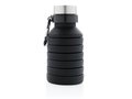 Leakproof collapsible silicone bottle with lid 9