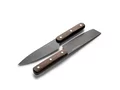Orrefors Jernverk set of 2 knives, black & wood