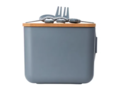 1500 ml Lunchbox with bamboo lid and cutlery set 3