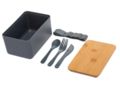 1500 ml Lunchbox with bamboo lid and cutlery set 5