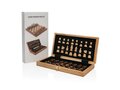 Luxury wooden foldable chess set