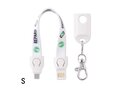 Custom-made 2-in-1 sublimation lanyard with integrated charging cable – fully personalized design 3
