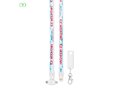 Custom-made sublimation lanyard with 3-in-1 charging cable – fully personalized design