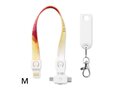 Custom-made sublimation lanyard with 3-in-1 charging cable – fully personalized design 5