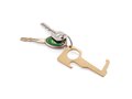 Brass hygienic zero contact keychain