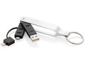MFi licensed 2-in-1 keychain cable