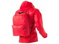 Backpack rain jacket