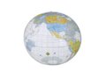 Beach Ball With Globe Imprint 1
