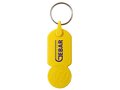 Trolley coin holder key-ring