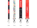 Custom-Made Polyester Sublimation Lanyard with Double Clips – Fully Custom Design 5