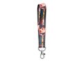 Custom-made fine short polyester strap with sublimation print – fully personalized design