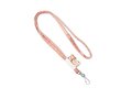 Custom-made round polyester sublimation lanyard – fully personalized design