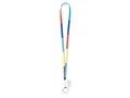 Custom-made round polyester sublimation lanyard – fully personalized design 4