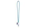 Custom-made polyester sublimation lanyard with full-color printing or woven label – fully personalized design 4