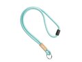 Custom-Made Polyester Lanyard with Bamboo Label – Fully Personalized Design