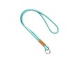 Custom-Made Polyester Lanyard with Bamboo Label – Fully Personalized Design 1