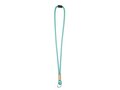 Custom-Made Polyester Lanyard with Bamboo Label – Fully Personalized Design 3