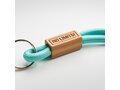 Custom-Made Polyester Lanyard with Bamboo Label – Fully Personalized Design 5