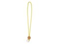 Custom-Made Polyester Lanyard with Round Bamboo Tag – Fully Personalized Design 2