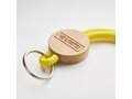 Custom-Made Polyester Lanyard with Round Bamboo Tag – Fully Personalized Design 4