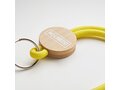 Custom-Made Polyester Lanyard with Round Bamboo Tag – Fully Personalized Design 5