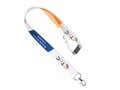 Custom-Made Satin Lanyard with One-Sided Sublimation Logo – Fully Custom Design 1