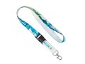 Custom-Made Satin Lanyard with One-Sided Sublimation Logo – Fully Custom Design 3