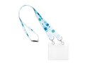 Custom-Made Sustainable RPET Sublimation Lanyard with 2 Clips – Fully Custom Design