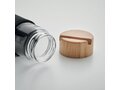 Glass bottle bamboo lid 600ml 4