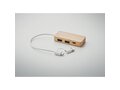 Bamboo USB 3 ports hub 4