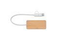 Bamboo USB 3 ports hub 2