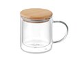 Double wall borosilicate mug