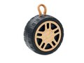 Wireless speaker tire shaped