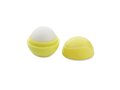Lip balm in tennis ball shape