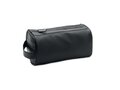 Soft PU cosmetic bag and zipper