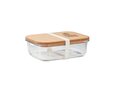 Glass lunch box with cork lid 2