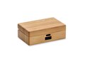TWS earbuds in bamboo case 2