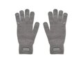 Knitted gloves in RPET