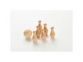 Mini pine wood bowling set 5