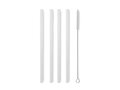 4 reusable glass straws 5
