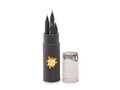 6 black colouring pencils 2