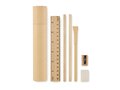 Paper tube stationery set