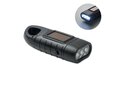 Solar torch with dynamo crank