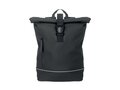 Laptop 15" roll top PU backpack 3
