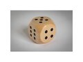 Schima wooden dice 5cm dia 3