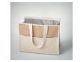 Jute and canvas cooler bag 6