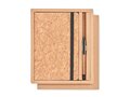 A5 cork notebook and pen set 3