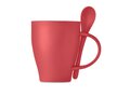 Reusable mug with spoon 300 ml 12